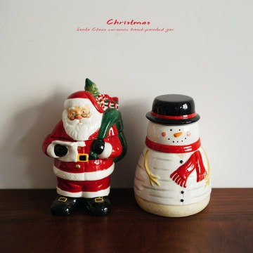 Christmas Ceramic Storage Jars